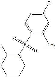 5-chloro-2-[(2-methylpiperidine-1-)sulfonyl]aniline 구조식 이미지