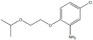 5-chloro-2-[2-(propan-2-yloxy)ethoxy]aniline 구조식 이미지