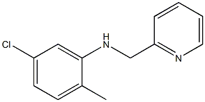 5-chloro-2-methyl-N-(pyridin-2-ylmethyl)aniline 구조식 이미지