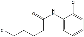 5-chloro-N-(2-chlorophenyl)pentanamide Structure