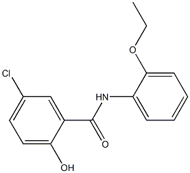 5-chloro-N-(2-ethoxyphenyl)-2-hydroxybenzamide 구조식 이미지