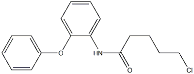 5-chloro-N-(2-phenoxyphenyl)pentanamide Structure