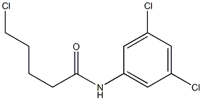 5-chloro-N-(3,5-dichlorophenyl)pentanamide 구조식 이미지