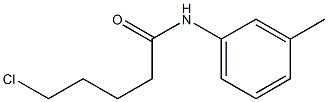 5-chloro-N-(3-methylphenyl)pentanamide 구조식 이미지