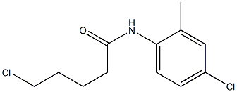 5-chloro-N-(4-chloro-2-methylphenyl)pentanamide Structure