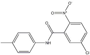 5-chloro-N-(4-methylphenyl)-2-nitrobenzamide Structure