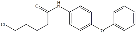 5-chloro-N-(4-phenoxyphenyl)pentanamide Structure