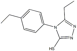 5-ethyl-4-(4-ethylphenyl)-4H-1,2,4-triazole-3-thiol Structure