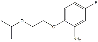5-fluoro-2-[2-(propan-2-yloxy)ethoxy]aniline Structure