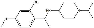 5-methoxy-2-(1-{[1-(propan-2-yl)piperidin-4-yl]amino}ethyl)phenol 구조식 이미지