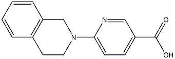 6-(1,2,3,4-tetrahydroisoquinolin-2-yl)pyridine-3-carboxylic acid 구조식 이미지