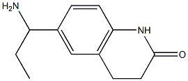 6-(1-aminopropyl)-1,2,3,4-tetrahydroquinolin-2-one 구조식 이미지