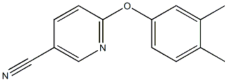 6-(3,4-dimethylphenoxy)nicotinonitrile Structure