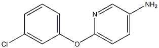 6-(3-chlorophenoxy)pyridin-3-amine Structure
