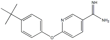 6-(4-tert-butylphenoxy)pyridine-3-carboximidamide 구조식 이미지