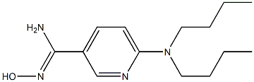 6-(dibutylamino)-N'-hydroxypyridine-3-carboximidamide 구조식 이미지