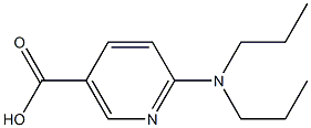 6-(dipropylamino)nicotinic acid Structure
