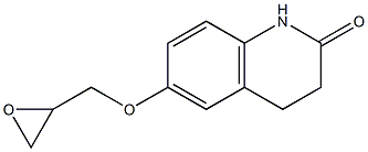 6-(oxiran-2-ylmethoxy)-3,4-dihydroquinolin-2(1H)-one 구조식 이미지