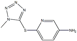 6-[(1-methyl-1H-1,2,3,4-tetrazol-5-yl)sulfanyl]pyridin-3-amine Structure