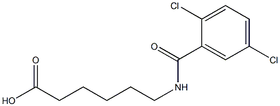 6-[(2,5-dichlorophenyl)formamido]hexanoic acid 구조식 이미지