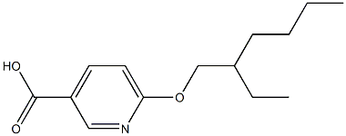 6-[(2-ethylhexyl)oxy]pyridine-3-carboxylic acid 구조식 이미지