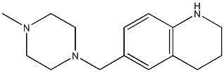 6-[(4-methylpiperazin-1-yl)methyl]-1,2,3,4-tetrahydroquinoline Structure