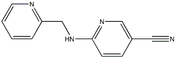 6-[(pyridin-2-ylmethyl)amino]nicotinonitrile Structure