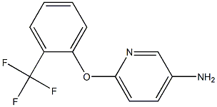 6-[2-(trifluoromethyl)phenoxy]pyridin-3-amine Structure