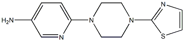 6-[4-(1,3-thiazol-2-yl)piperazin-1-yl]pyridin-3-amine 구조식 이미지