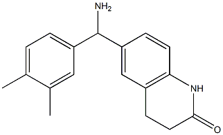 6-[amino(3,4-dimethylphenyl)methyl]-1,2,3,4-tetrahydroquinolin-2-one 구조식 이미지