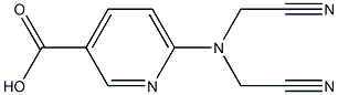 6-[bis(cyanomethyl)amino]pyridine-3-carboxylic acid 구조식 이미지