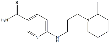 6-{[3-(2-methylpiperidin-1-yl)propyl]amino}pyridine-3-carbothioamide Structure