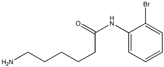 6-amino-N-(2-bromophenyl)hexanamide Structure