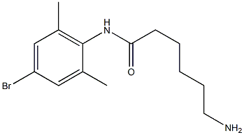 6-amino-N-(4-bromo-2,6-dimethylphenyl)hexanamide 구조식 이미지