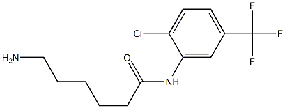 6-amino-N-[2-chloro-5-(trifluoromethyl)phenyl]hexanamide Structure