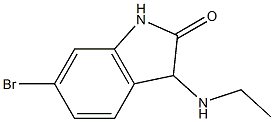 6-bromo-3-(ethylamino)-1,3-dihydro-2H-indol-2-one 구조식 이미지