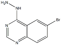 6-bromo-4-hydrazinoquinazoline Structure