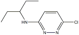 6-chloro-N-(pentan-3-yl)pyridazin-3-amine Structure