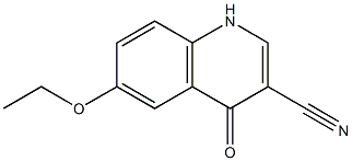 6-ethoxy-4-oxo-1,4-dihydroquinoline-3-carbonitrile Structure