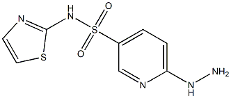 6-hydrazinyl-N-(1,3-thiazol-2-yl)pyridine-3-sulfonamide Structure