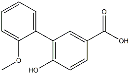 6-hydroxy-2'-methoxy-1,1'-biphenyl-3-carboxylic acid Structure