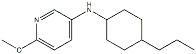 6-methoxy-N-(4-propylcyclohexyl)pyridin-3-amine Structure