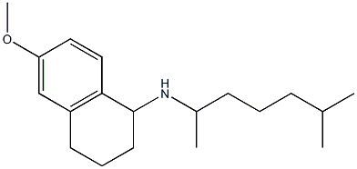6-methoxy-N-(6-methylheptan-2-yl)-1,2,3,4-tetrahydronaphthalen-1-amine 구조식 이미지