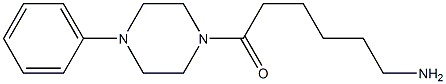 6-oxo-6-(4-phenylpiperazin-1-yl)hexan-1-amine 구조식 이미지