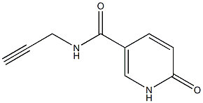 6-oxo-N-(prop-2-yn-1-yl)-1,6-dihydropyridine-3-carboxamide 구조식 이미지