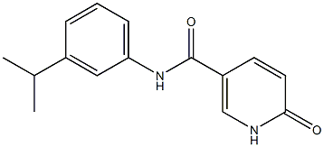 6-oxo-N-[3-(propan-2-yl)phenyl]-1,6-dihydropyridine-3-carboxamide Structure