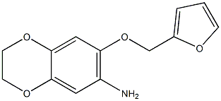 7-(furan-2-ylmethoxy)-2,3-dihydro-1,4-benzodioxin-6-amine Structure