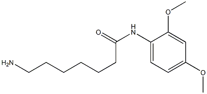 7-amino-N-(2,4-dimethoxyphenyl)heptanamide Structure