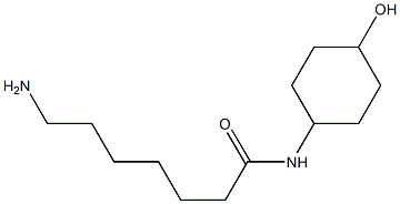 7-amino-N-(4-hydroxycyclohexyl)heptanamide 구조식 이미지