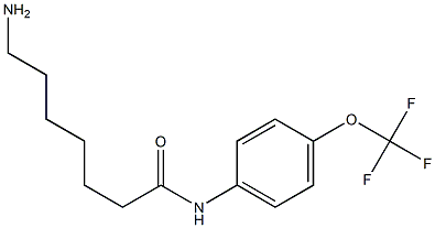 7-amino-N-[4-(trifluoromethoxy)phenyl]heptanamide 구조식 이미지